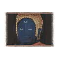 Buddha Triple-Eye Woven Blanket — Mystical Meditation Throw