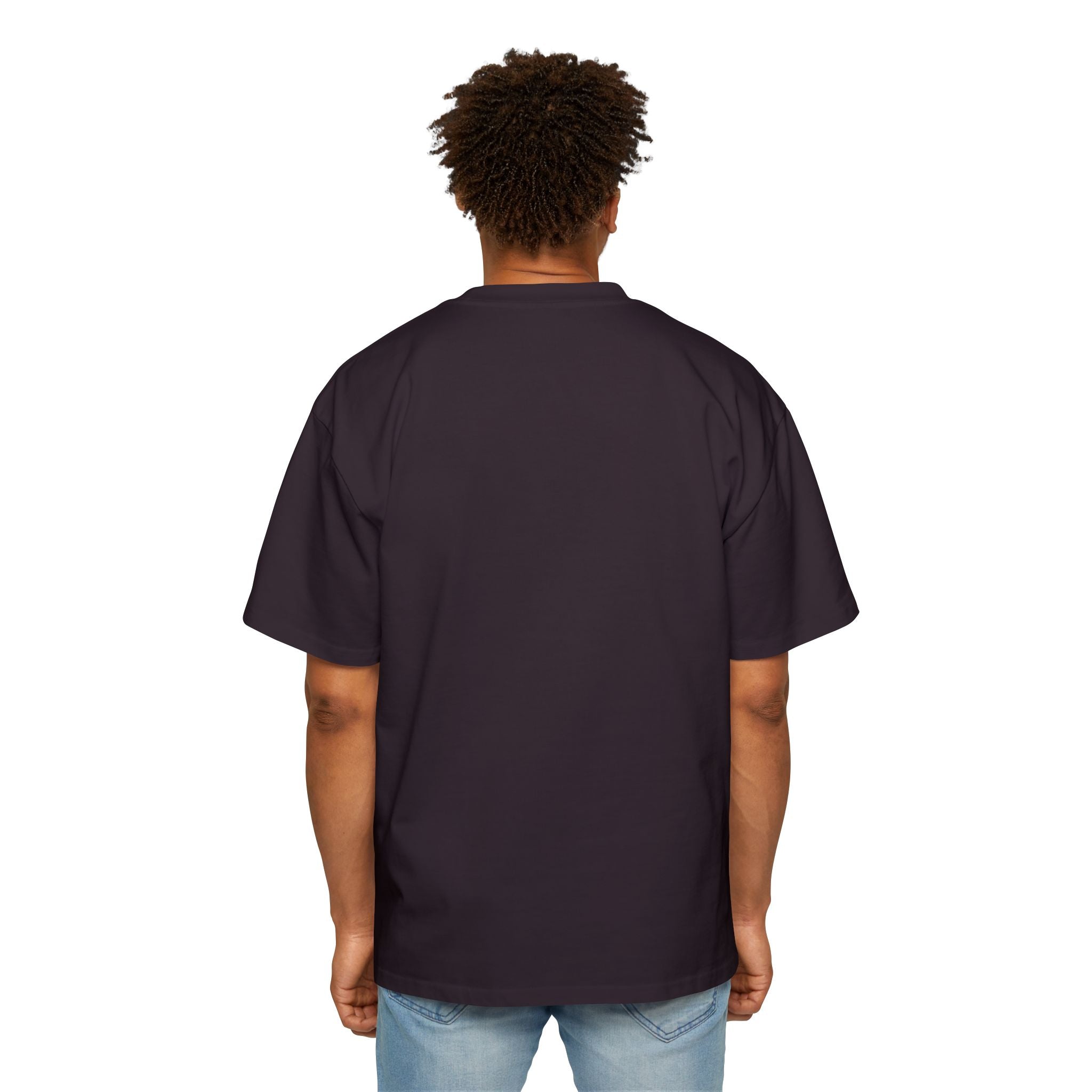 Gothic Heart Graphic Tee — Men’s Oversized Black Metal Heart T-Shirt